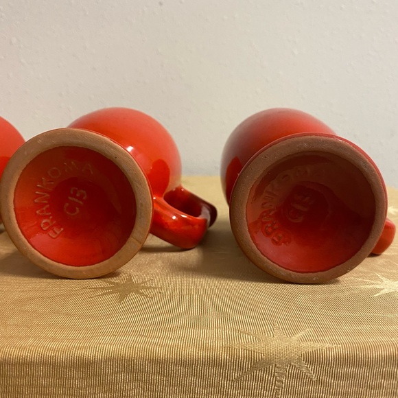 Frankoma Flame Red Pedestal Cups
Set of 3 - Picture 7 of 11